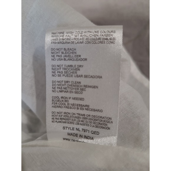 QED London abstract black white.strappy flowy dress festival boho Women SZ M - Picture 10 of 12